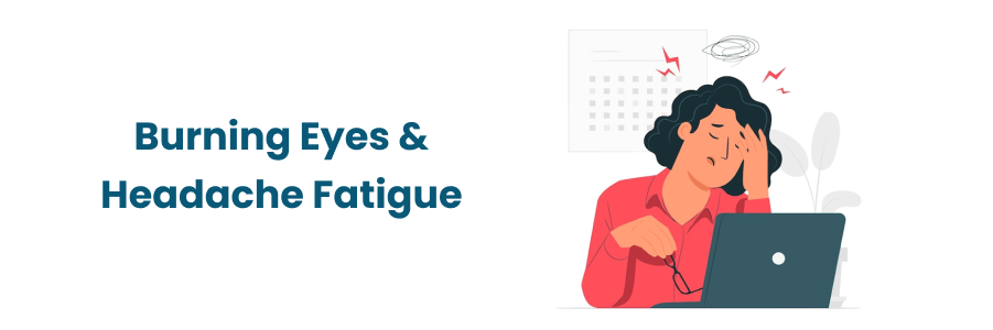 Burning Eyes And Headache Fatigue