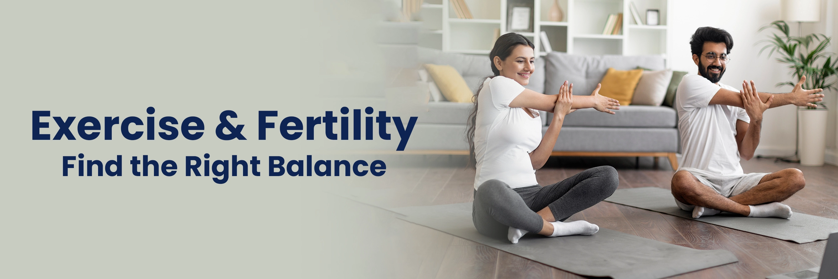 Healthy exercise routine to improve fertility