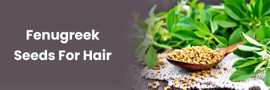 "Fenugreek Seeds for Strong Hair"