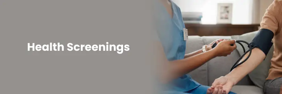 "Women's Health Screenings by Age"