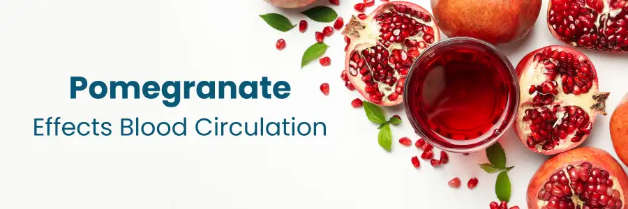 "Pomegranate Benefits for Circulation Health"