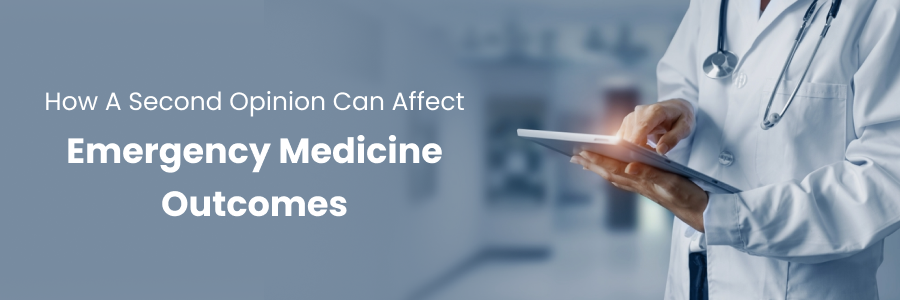 Effects of a second opinion in emergency medicine care