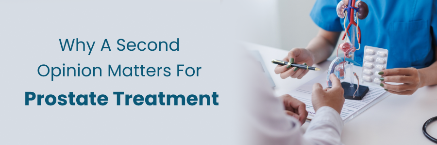 Second opinion matters for prostate treatment