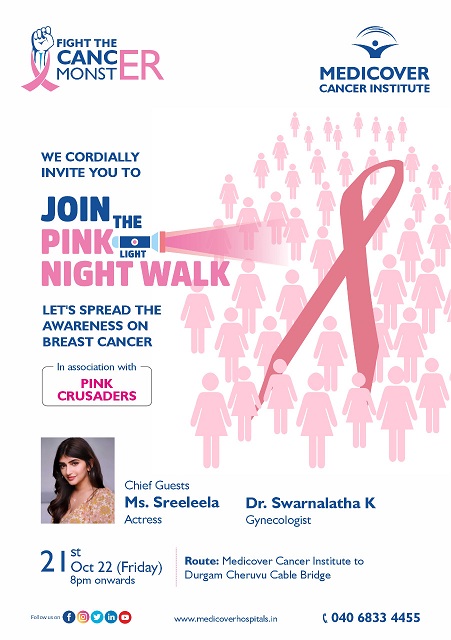 Walkathon to Spread Breast Cancer Awareness Hyderabad