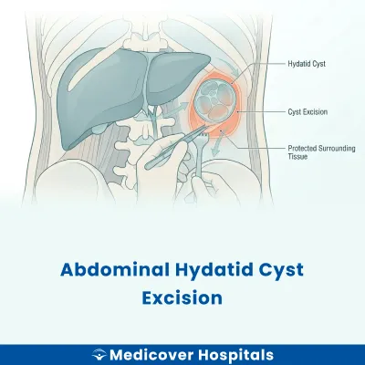 Abdominal Hydatid Cyst Excision