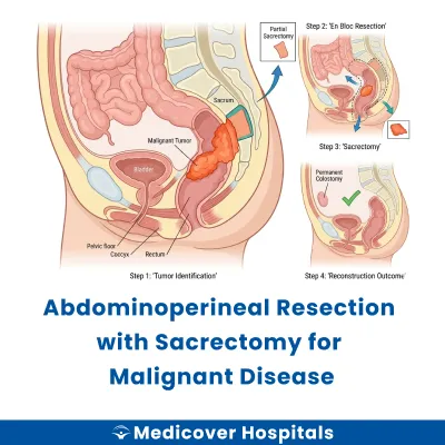 Abdominoperineal Resection With Sacrectomy for Malignant Disease