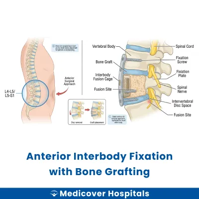 Anterior Interbody Fixation With Bone Grafting