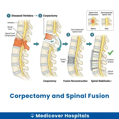 Corpectomy and Spinal Fusion