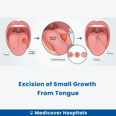 Excision of Small Growth From Tongue