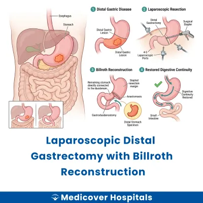 Laparoscopic Distal Gastrectomy With Billroth Reconstruction
