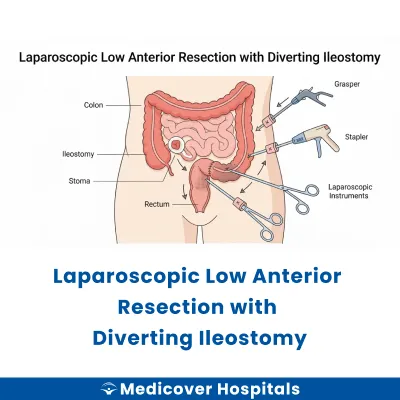 Laparoscopic Low Anterior Resection With Diverting Ileostomy
