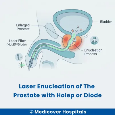 Laser Enucleation of The Prostate With Holep Or Diode