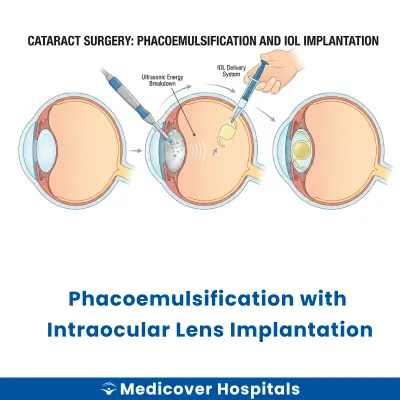 Phacoemulsification With Intraocular Lens Implantation