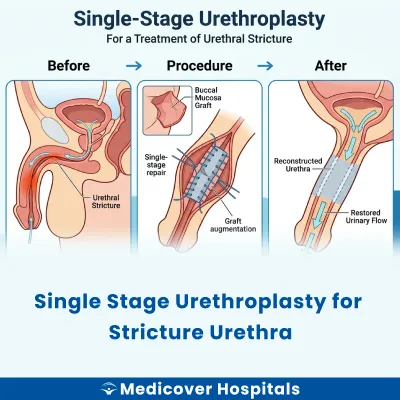 Single Stage Urethroplasty for Stricture Urethra
