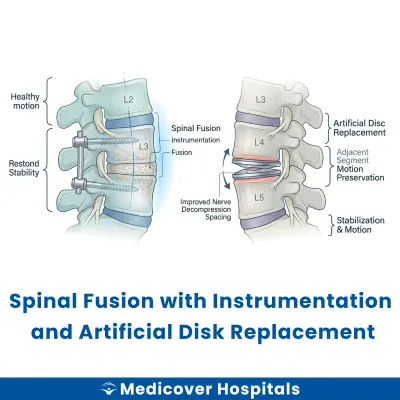 Spinal Fusion With Instrumentation and Artificial Disk Replacement