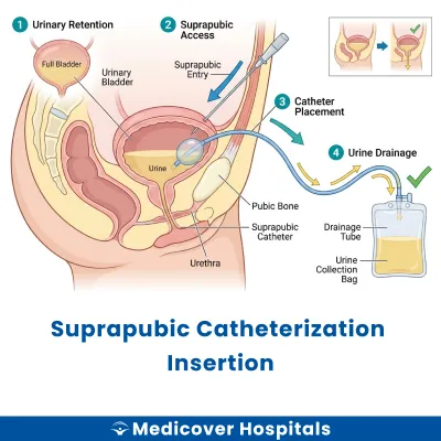 Suprapubic Catheterization Insertion