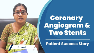 Coronary Angiogram and Two Stents