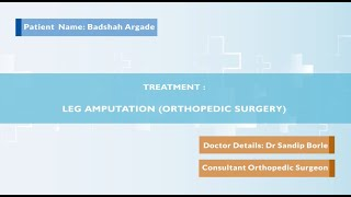 Patient Story: Leg Amputation Surgery | Medicover Hospitals