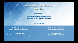 Pulmonary FOB And EBUS